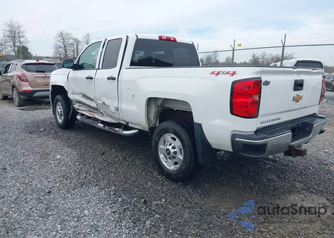 2016 Chevrolet Silverado 2500Hd Wt из США, поврежденный, VIN 1GC2KUEGXGZ379675